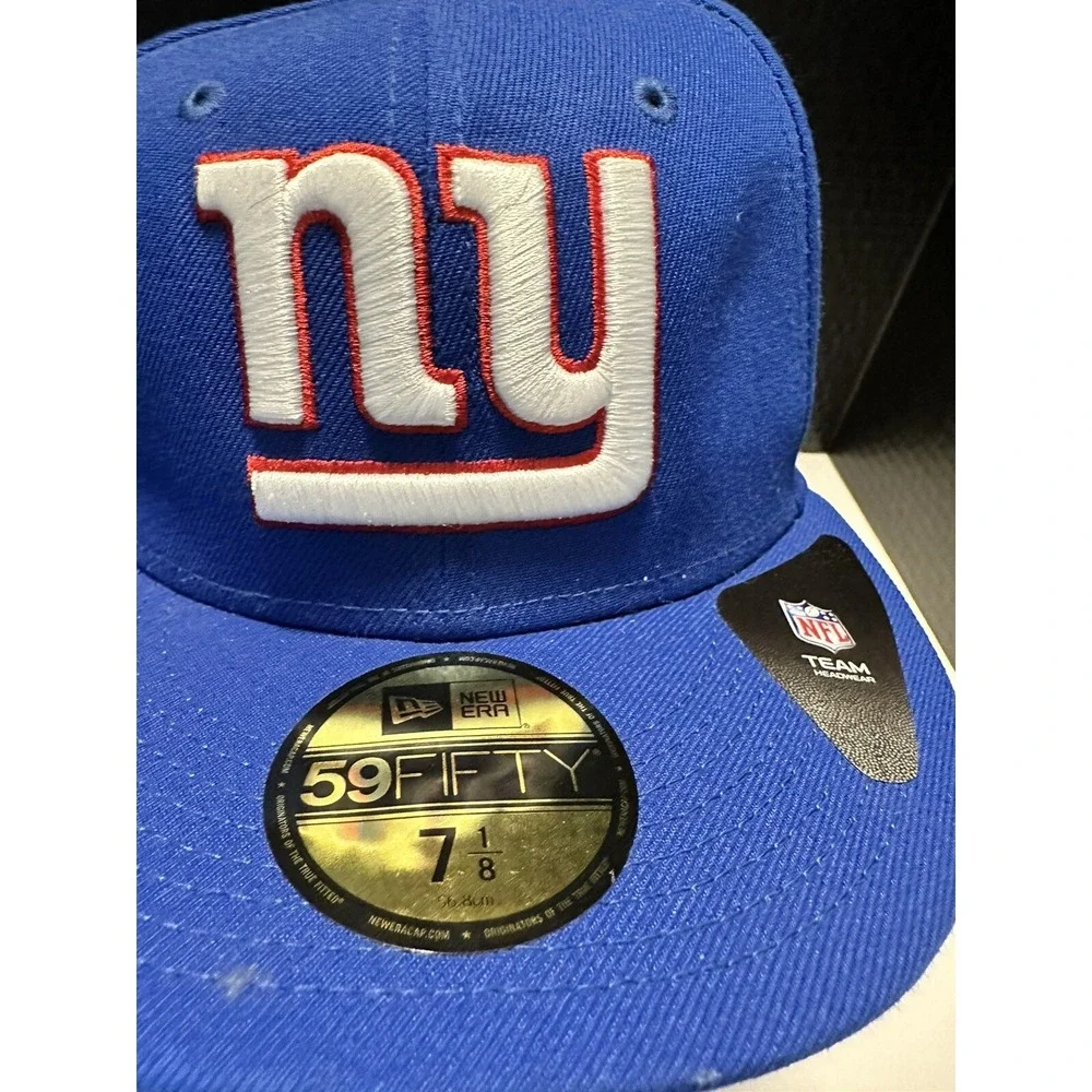 New York Giants New Era 59fifty Fitted Hat‎ 7 1/8 Gold NEW
